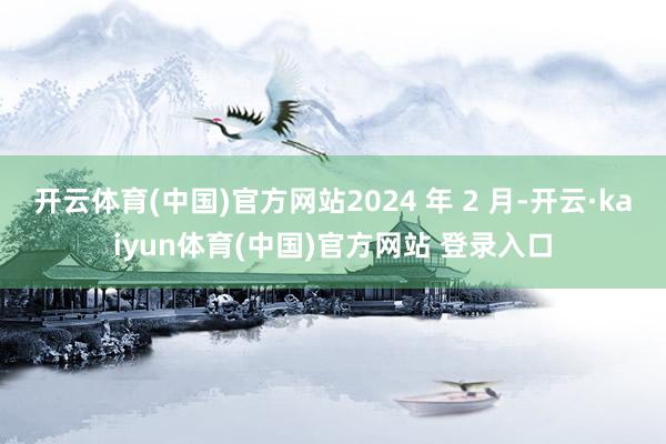 开云体育(中国)官方网站2024 年 2 月-开云·kaiyun体育(中国)官方网站 登录入口